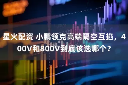 星火配资 小鹏领克高端隔空互掐，400V和800V到底该选哪个？
